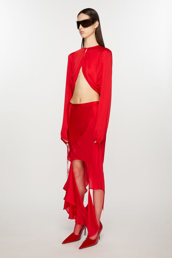 (image for) Unique Advantage Silk cut-out skirt